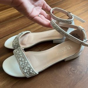 Bridal flat sandal